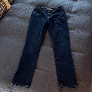 GAP Dark Blue Straight Leg Tall Length Women's Jeans